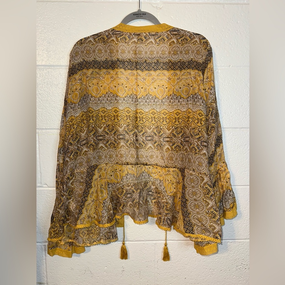 Easel Sunlit Patchwork Kimono - image 6